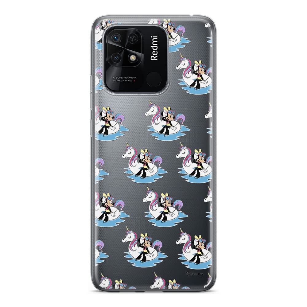 ERT GROUP mobile phone case for Xiaomi REDMI 10C original and officially Licensed Disney pattern Minnie 030 optimally adapted to the shape of the mobile phone, partially transparent
