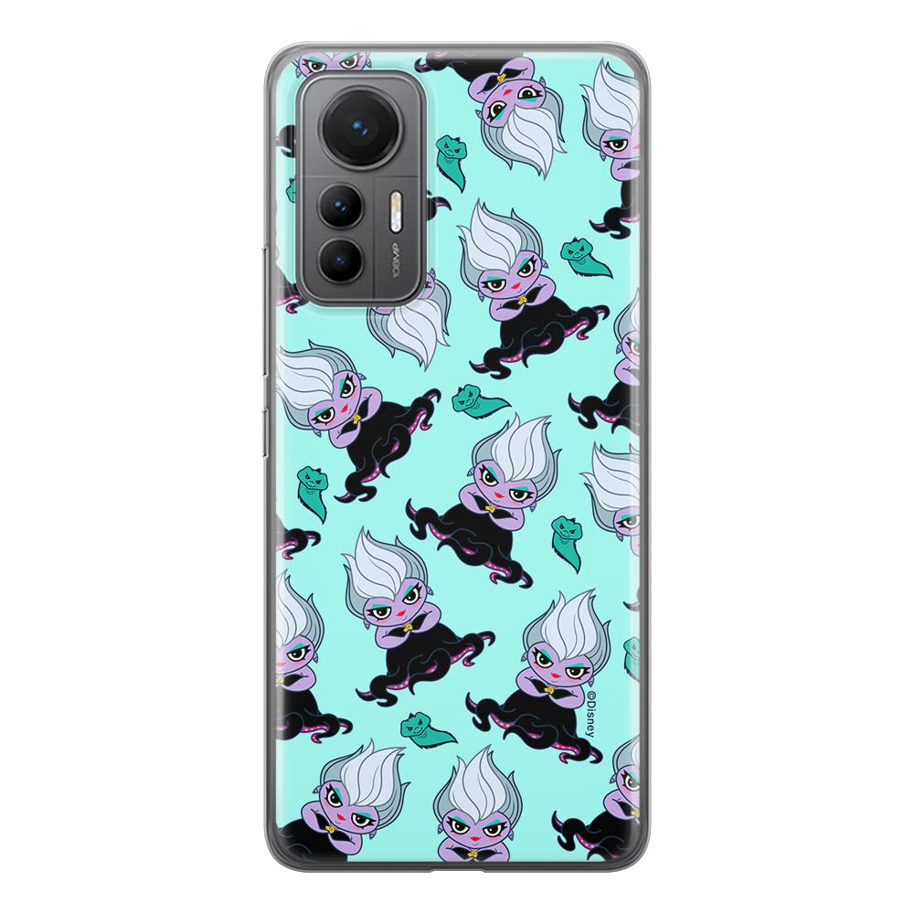 ERT GROUP mobile phone case for Xiaomi MI 12 LITE original and officially Licensed Disney pattern Ursula 005 optimally adapted to the shape of the mobile phone, case made of TPU
