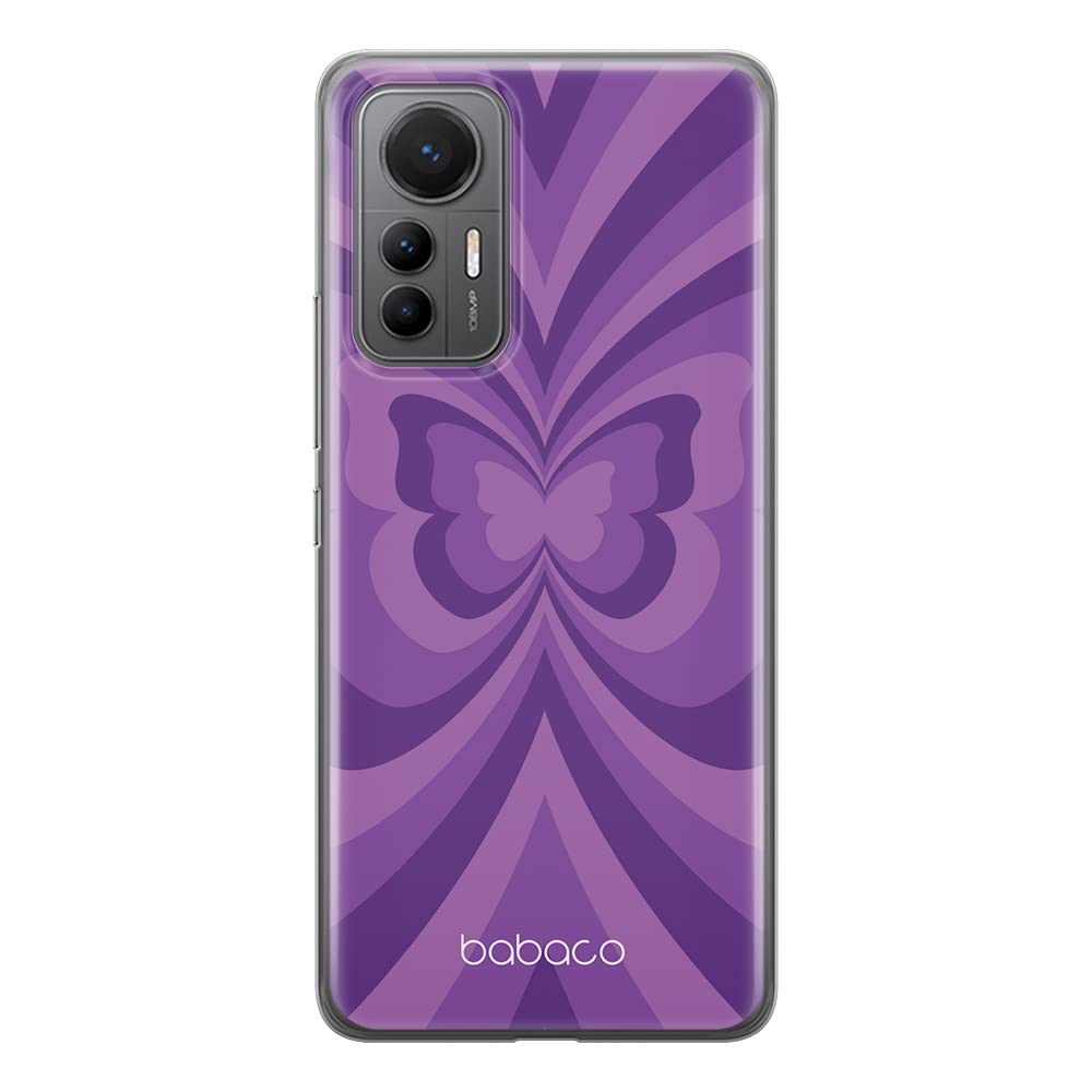 Babaco ERT GROUP mobile phone case for Xiaomi MI 12 LITE original and officially Licensed pattern Butterflies 001 optimally adapted to the shape of the mobile phone, case made of TPU