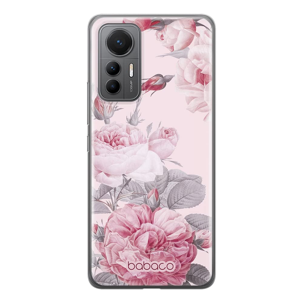 Babaco ERT GROUP mobile phone case for Xiaomi MI 12 LITE original and officially Licensed pattern Flowers 050 optimally adapted to the shape of the mobile phone, case made of TPU