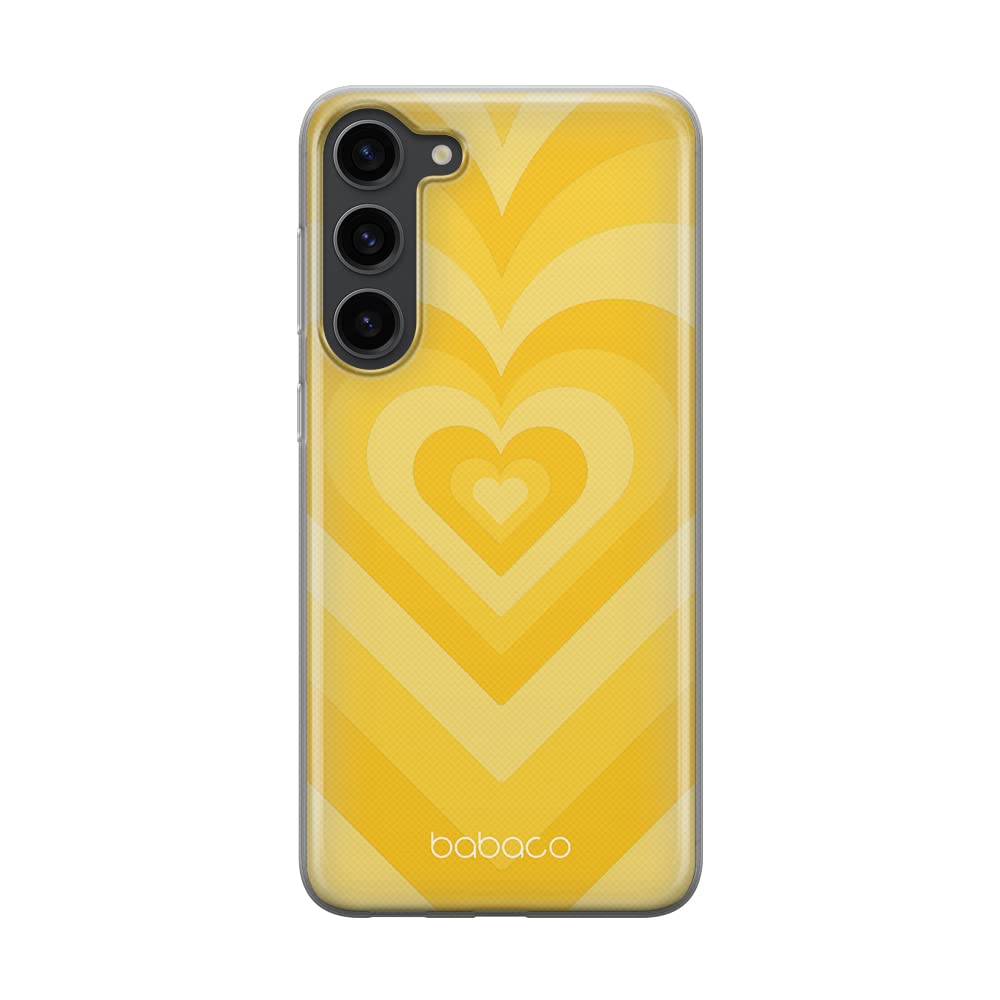Babaco ERT GROUP mobile phone case for Samsung S23 original and officially Licensed pattern Hearts 007 optimally adapted to the shape of the mobile phone, case made of TPU