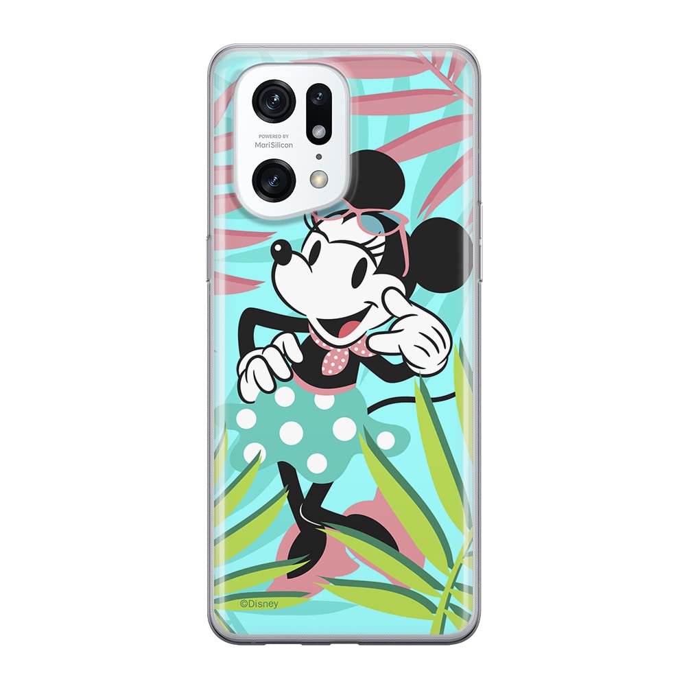 ERT GROUP mobile phone case for Oppo FIND X5 PRO original and officially Licensed Disney pattern Minnie 040 optimally adapted to the shape of the mobile phone, case made of TPU