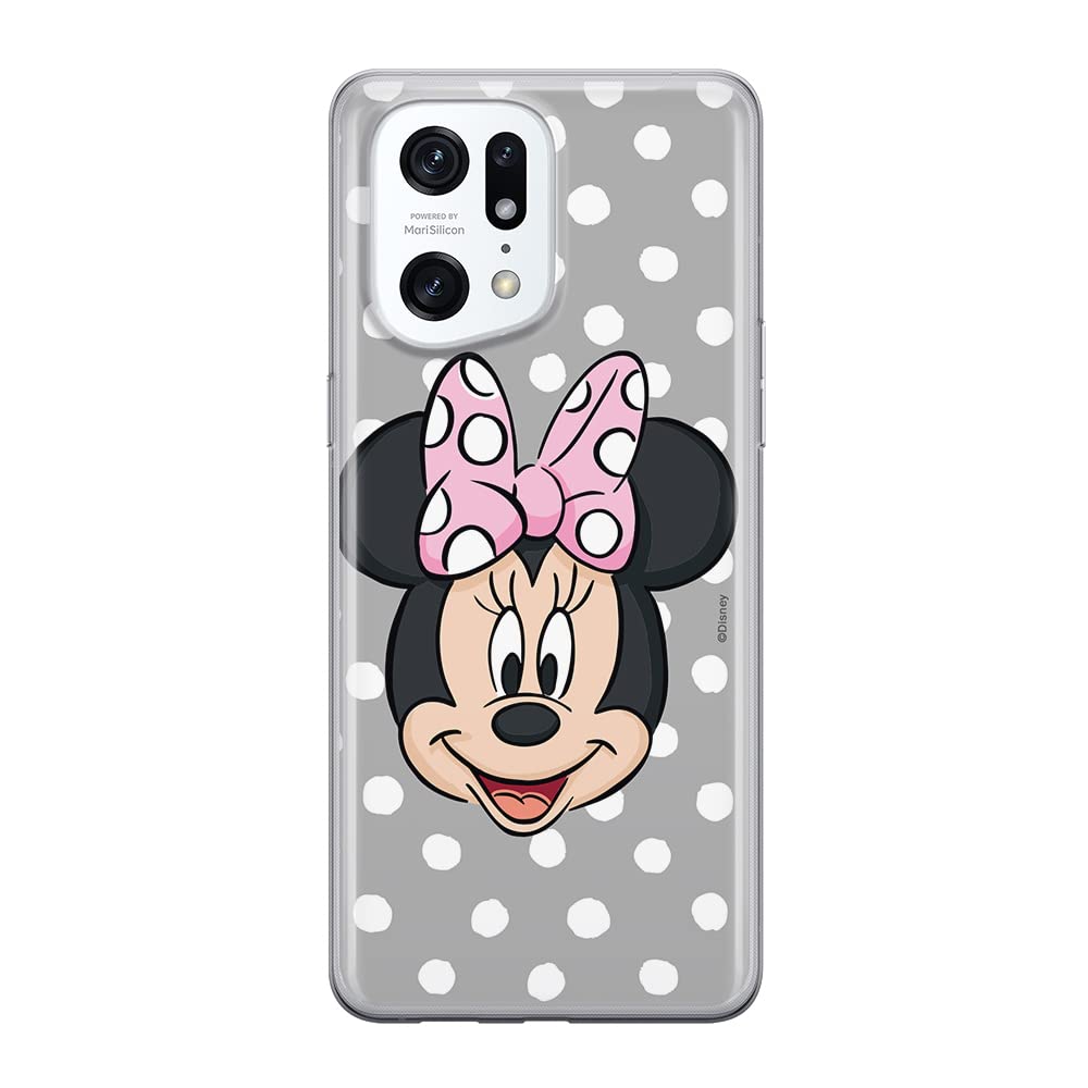 ERT GROUP mobile phone case for Oppo FIND X5 PRO original and officially Licensed Disney pattern Minnie 057 optimally adapted to the shape of the mobile phone, case made of TPU