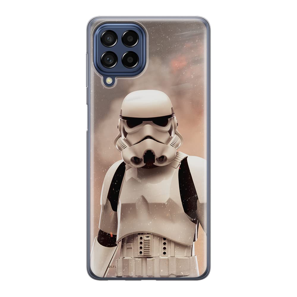 ERT GROUP mobile phone case for Samsung M53 5G original and officially Licensed Star Wars pattern Stormtrooper 003 optimally adapted to the shape of the mobile phone, case made of TPU