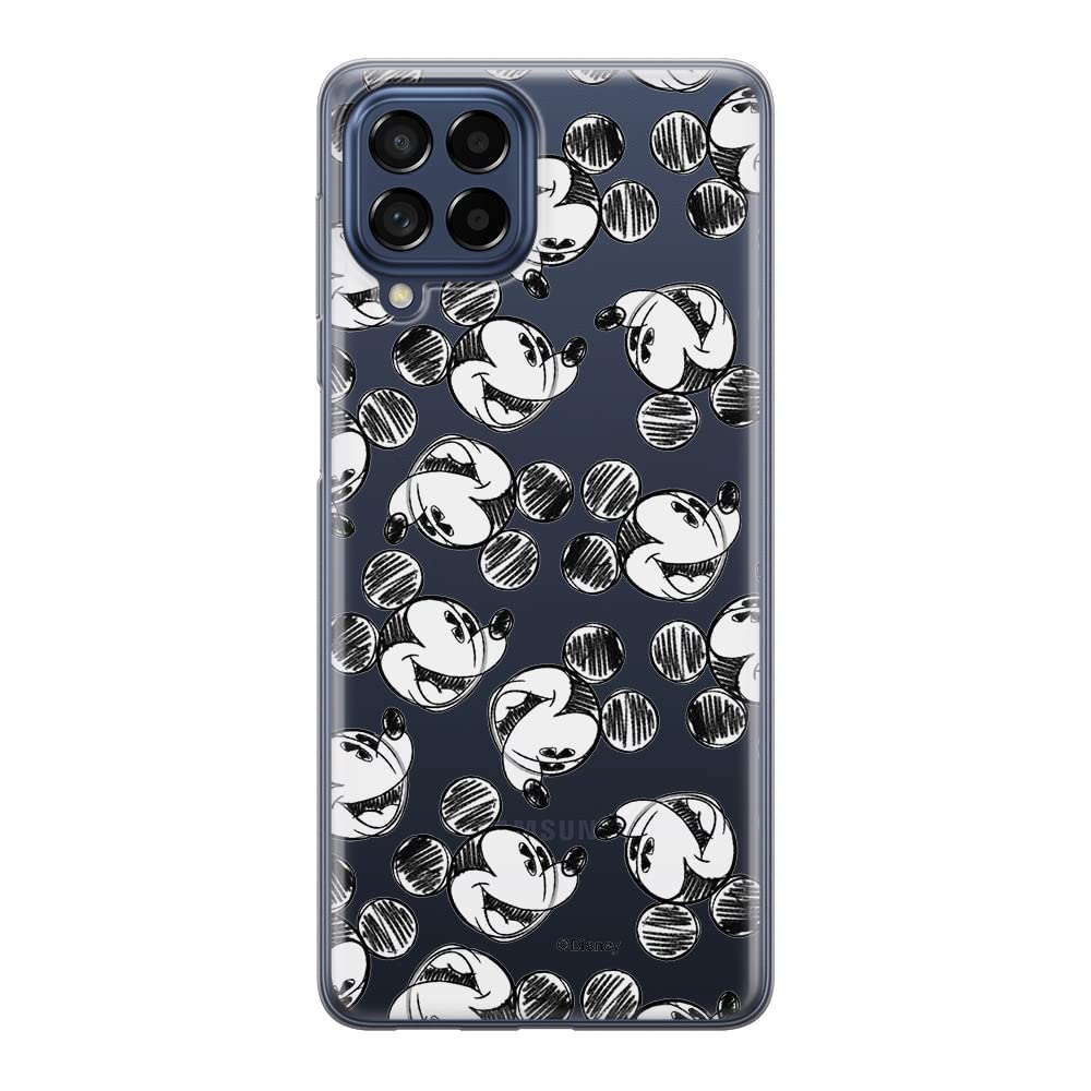 ERT GROUP mobile phone case for Samsung M53 5G original and officially Licensed Disney pattern Mickey 025 optimally adapted to the shape of the mobile phone, partially transparent