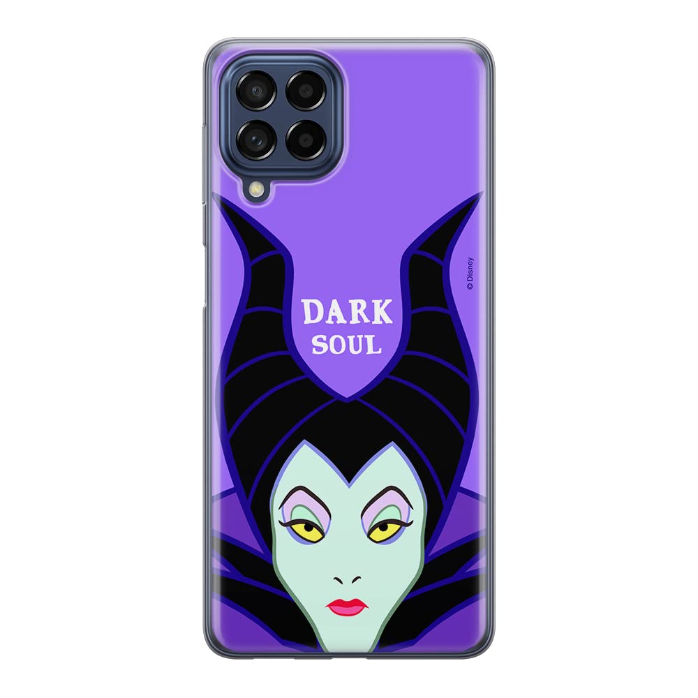 ERT GROUP mobile phone case for Samsung M53 5G original and officially Licensed Disney pattern Maleficent 001 optimally adapted to the shape of the mobile phone, case made of TPU