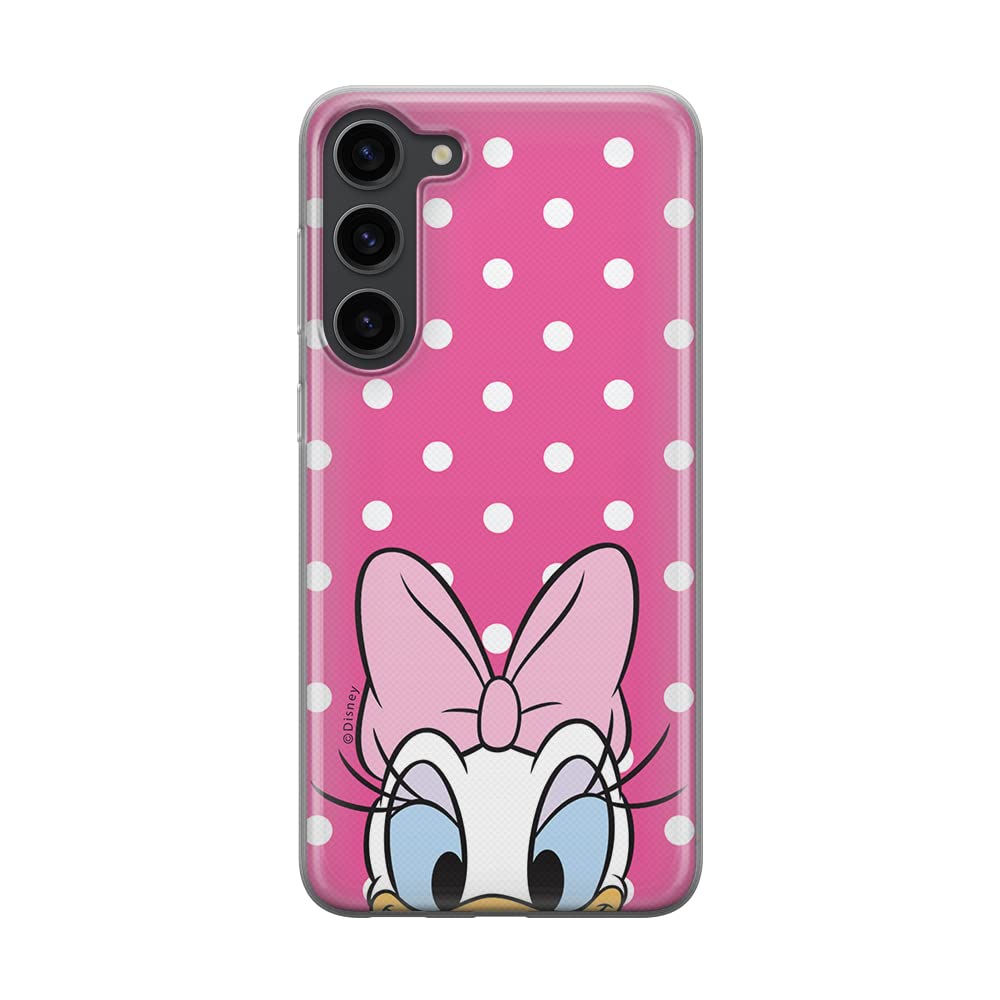ERT GROUP mobile phone case for Samsung S23 original and officially Licensed Disney pattern Daisy 001 optimally adapted to the shape of the mobile phone, case made of TPU