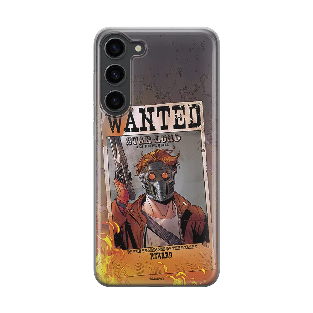 ERT GROUP mobile phone case for Samsung S23 original and officially Licensed Marvel pattern Star Lord 001 optimally adapted to the shape of the mobile phone, case made of TPU