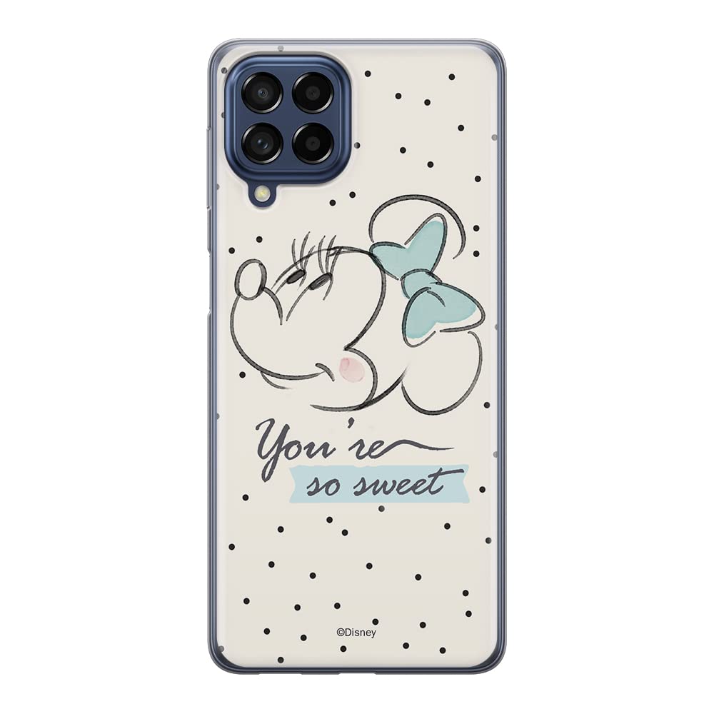 ERT GROUP mobile phone case for Samsung M53 5G original and officially Licensed Disney pattern Minnie 042 optimally adapted to the shape of the mobile phone, case made of TPU