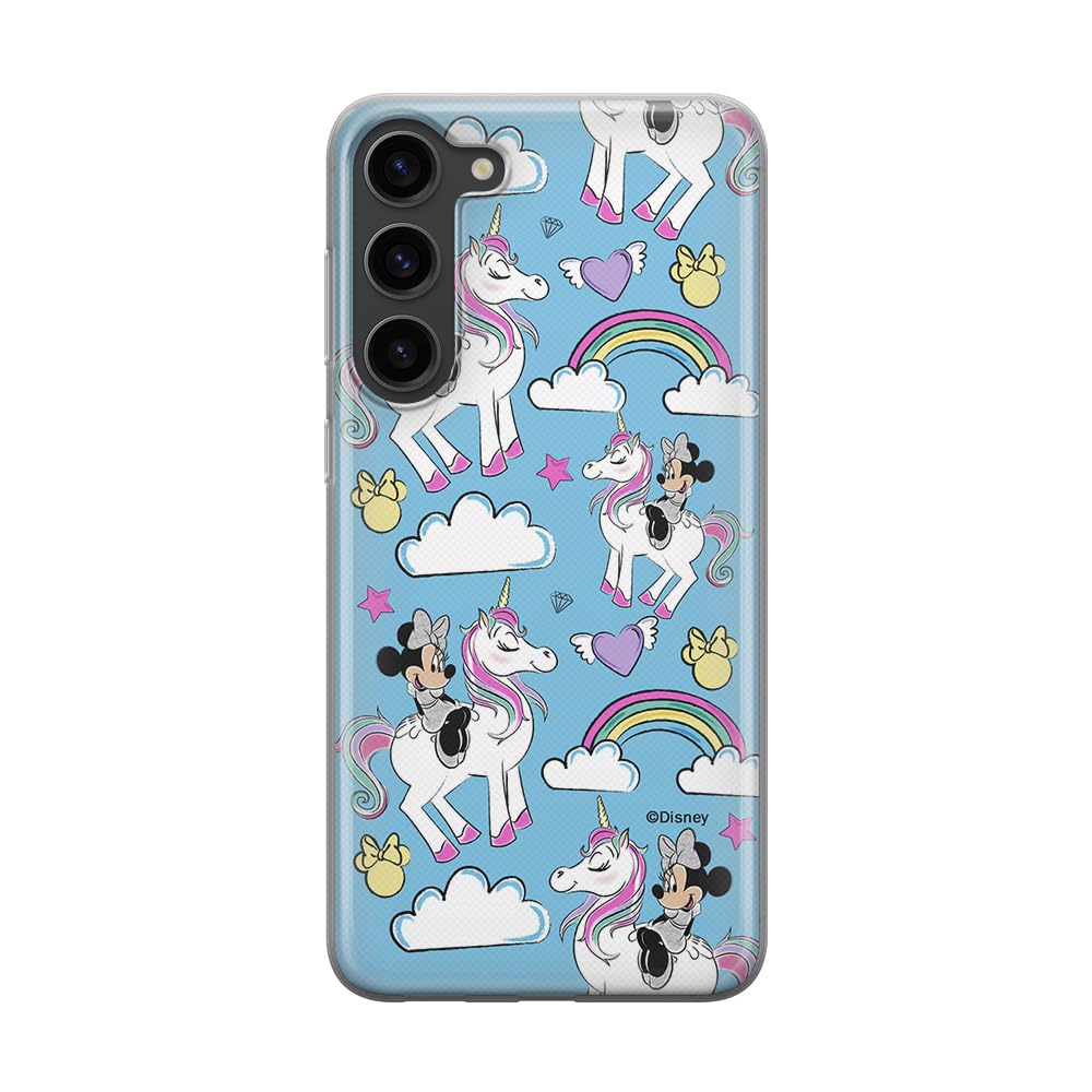 ERT GROUP mobile phone case for Samsung S23 PLUS original and officially Licensed Disney pattern Minnie 037 optimally adapted to the shape of the mobile phone, case made of TPU