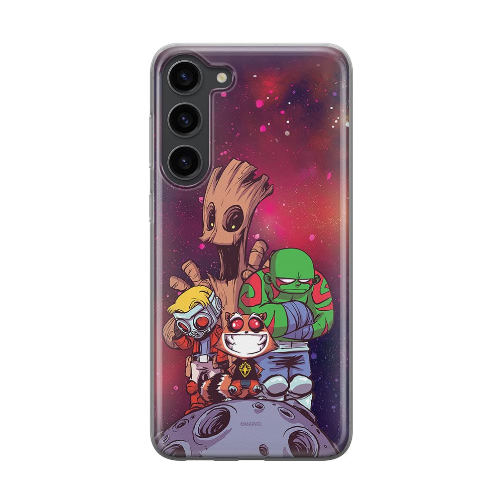 ERT GROUP mobile phone case for Samsung S23 original and officially Licensed Marvel pattern Guardians of the Galaxy 017 optimally adapted to the shape of the mobile phone, case made of TPU