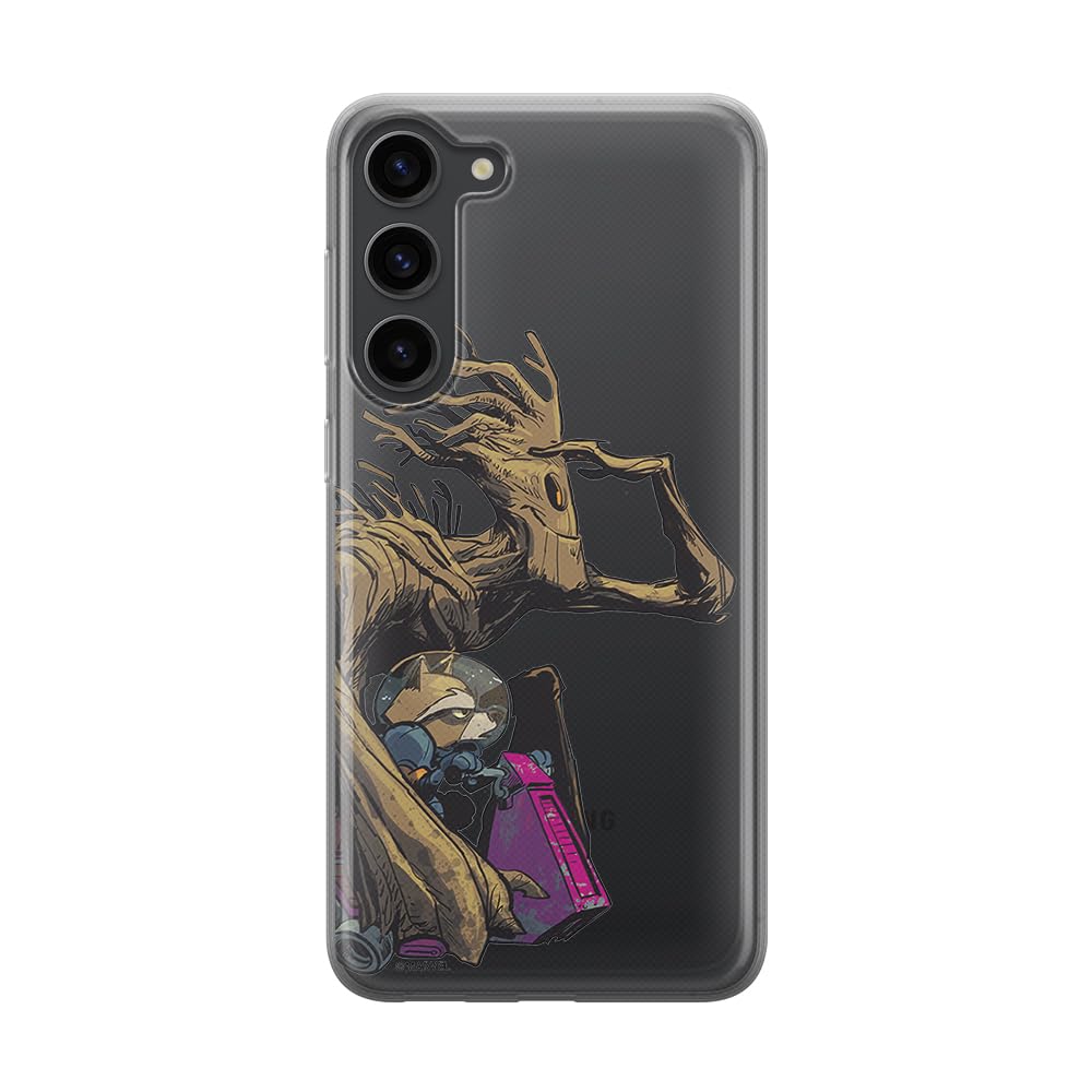 ERT GROUP mobile phone case for Samsung S23 PLUS original and officially Licensed Marvel pattern Guardians of the Galaxy 003 optimally adapted to the shape of the mobile phone, partially transparent