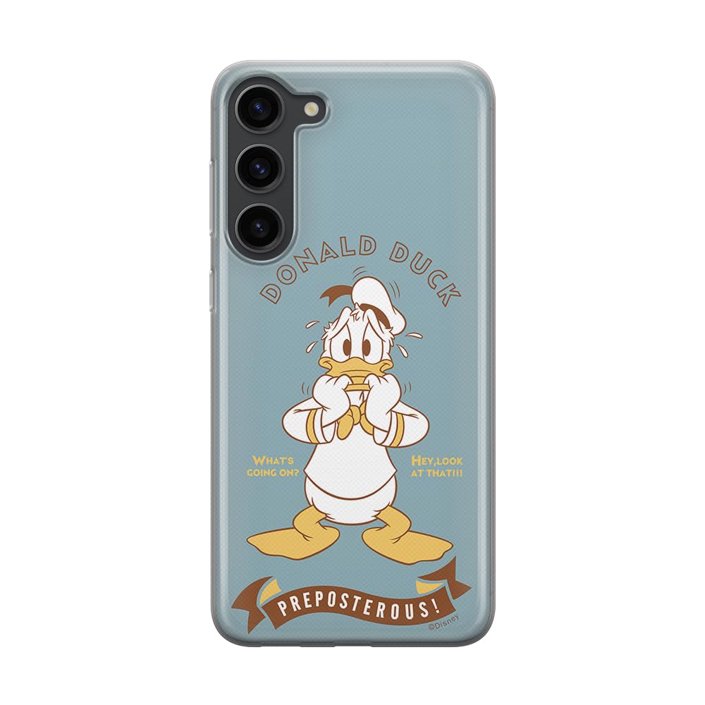 ERT GROUP mobile phone case for Samsung S23 PLUS original and officially Licensed Disney pattern Donald 004 optimally adapted to the shape of the mobile phone, case made of TPU