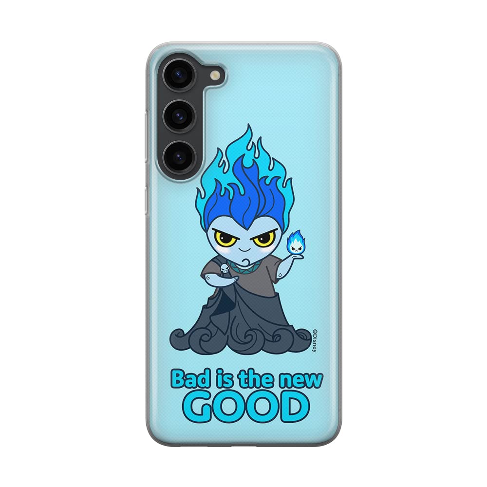 ERT GROUP mobile phone case for Samsung S23 original and officially Licensed Disney pattern Hades 001 optimally adapted to the shape of the mobile phone, case made of TPU