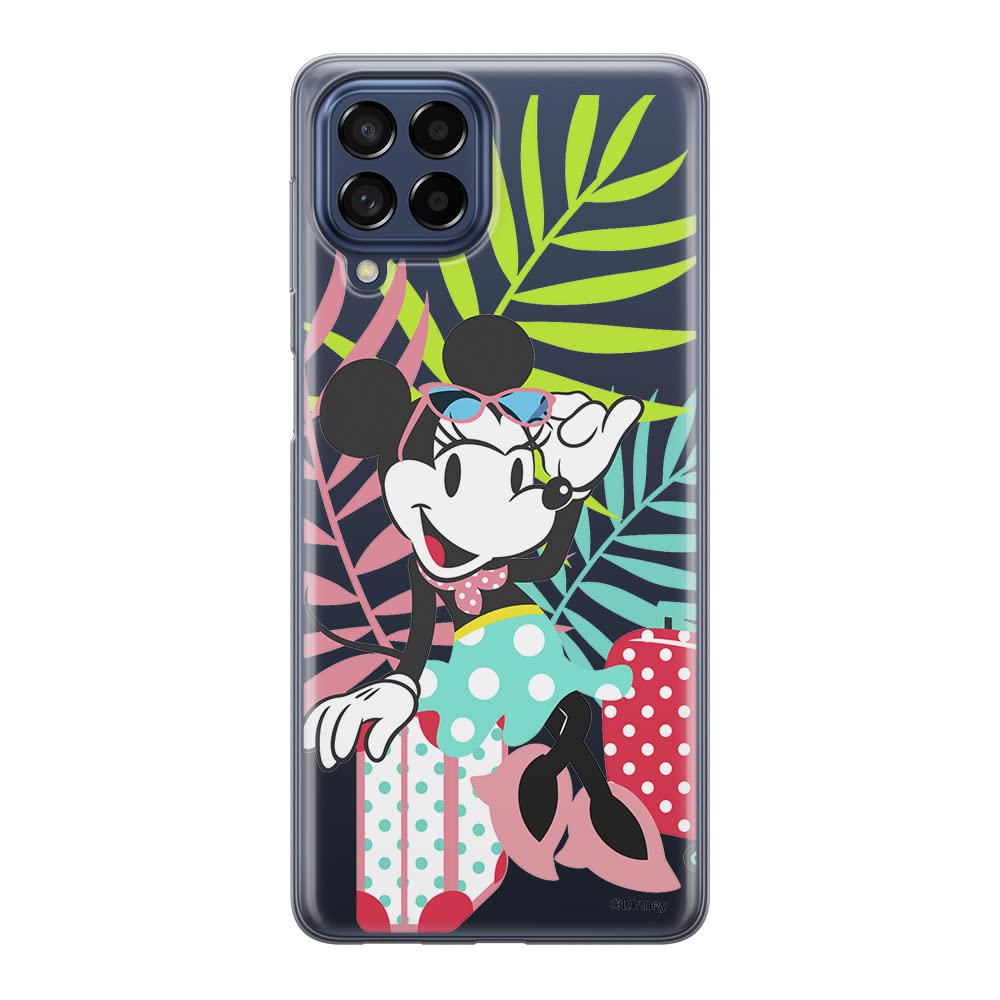 ERT GROUP mobile phone case for Samsung M53 5G original and officially Licensed Disney pattern Minnie 029 optimally adapted to the shape of the mobile phone, partially transparent