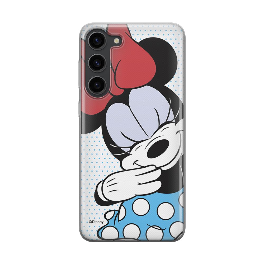 ERT GROUP mobile phone case for Samsung S23 PLUS original and officially Licensed Disney pattern Minnie 033 optimally adapted to the shape of the mobile phone, case made of TPU