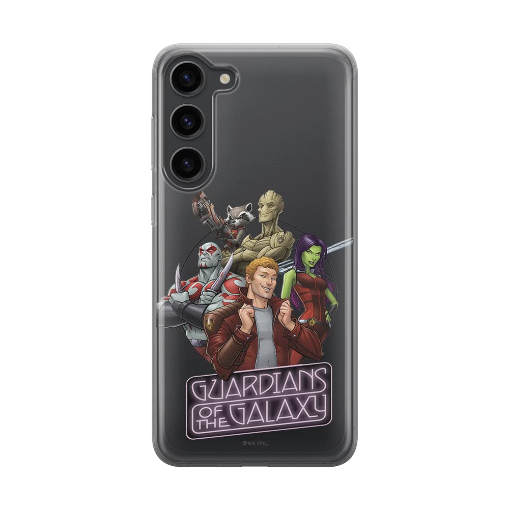 ERT GROUP mobile phone case for Samsung S23 original and officially Licensed Marvel pattern Guardians of the Galaxy 009 optimally adapted to the shape of the mobile phone, partially transparent