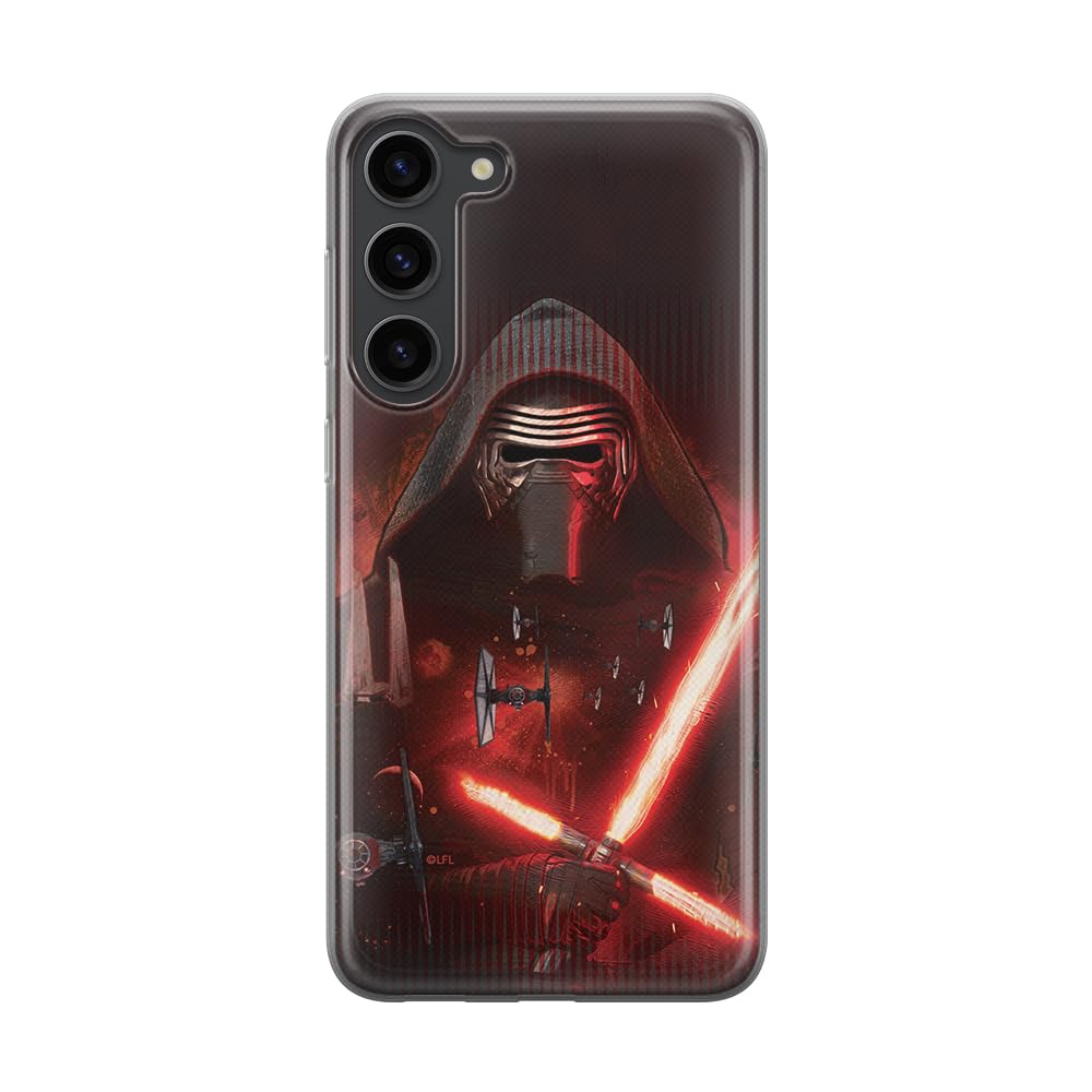 ERT GROUP mobile phone case for Samsung S23 PLUS original and officially Licensed Star Wars pattern Kylo Ren 002 optimally adapted to the shape of the mobile phone, case made of TPU
