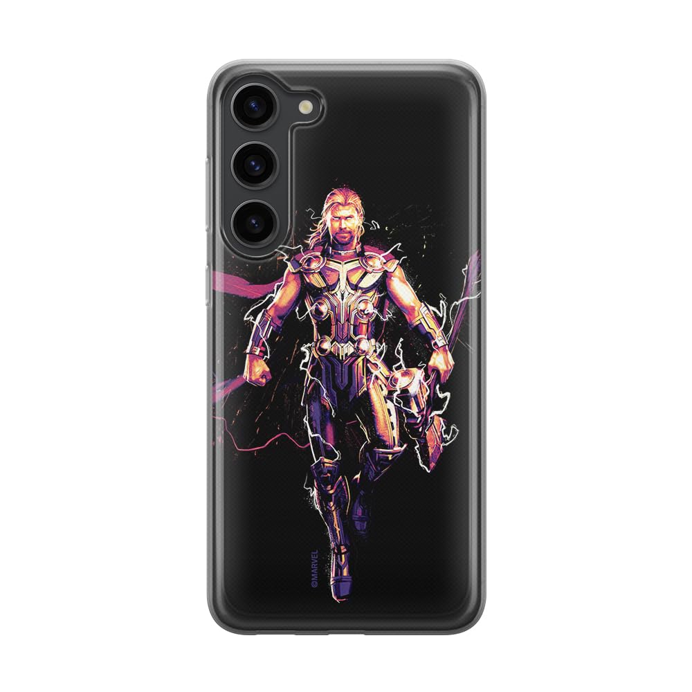 ERT GROUP mobile phone case for Samsung S23 PLUS original and officially Licensed Marvel pattern Thor 005 optimally adapted to the shape of the mobile phone, case made of TPU