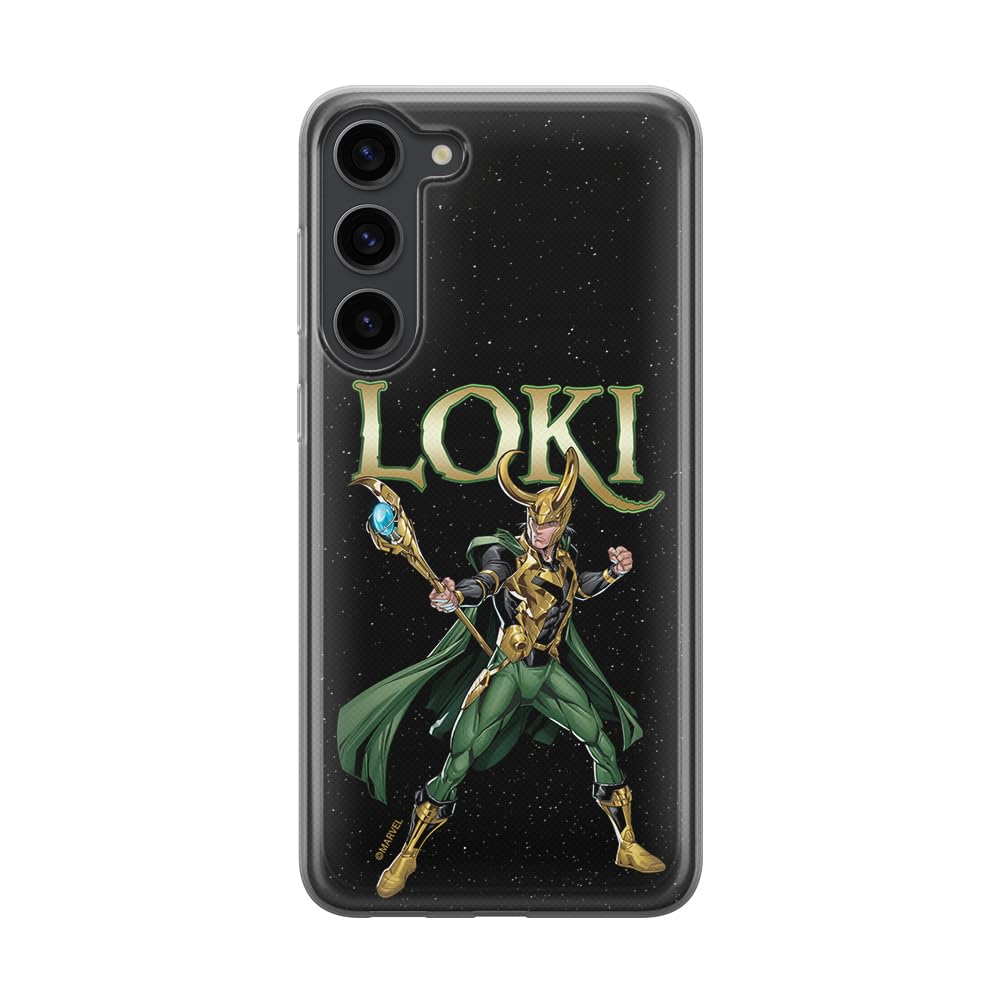 ERT GROUP mobile phone case for Samsung S23 PLUS original and officially Licensed Marvel pattern Loki 002 optimally adapted to the shape of the mobile phone, case made of TPU