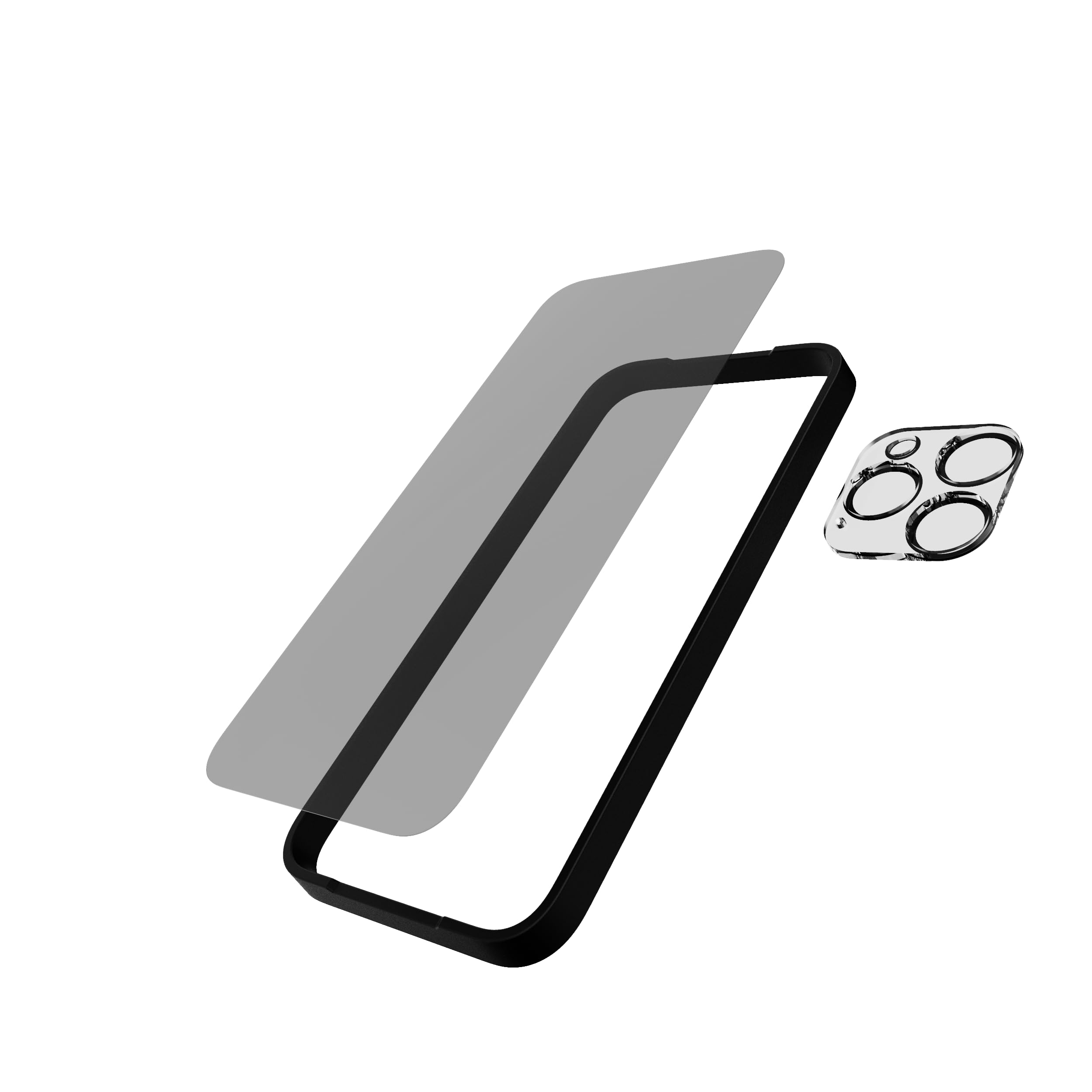 Tech21 Impact Glass/Camera protection bundle for iPhone 15 Pro Max- privacy screen protector