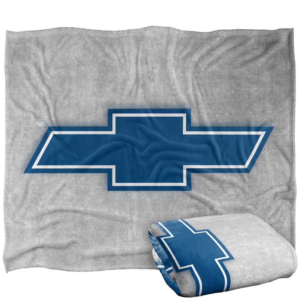 Chevrolet Simple Vintage Bowtie Officially Licensed Silky Touch Super Soft Throw Blanket 152 x 127 cm