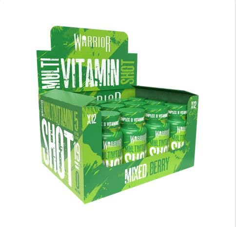 Warrior Multi Vitamin Shot - 12x 60ml - BBE Product by Bodybuilding Warehouse