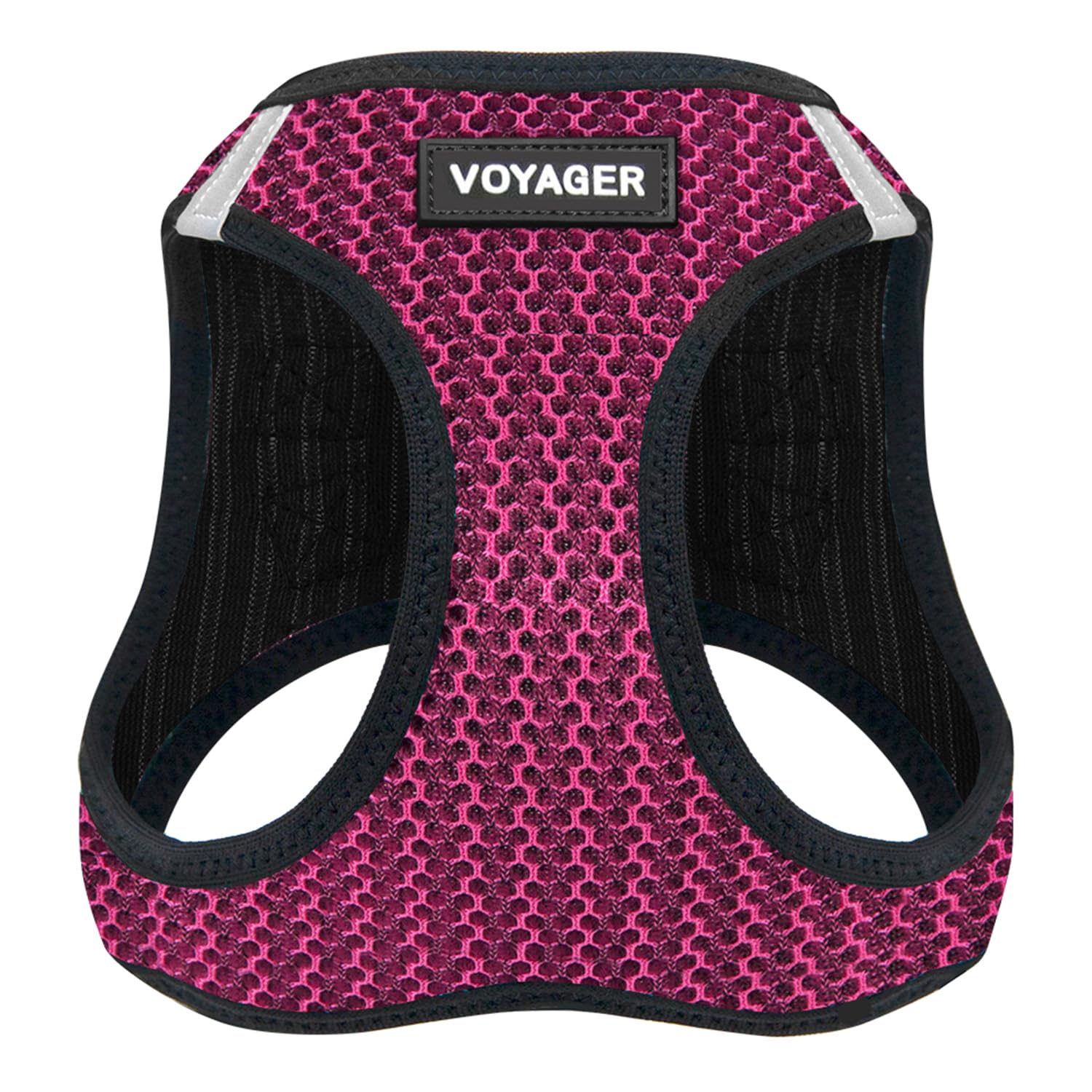 Best Pet Supplies Voyager Step-In Air Dog Harness - All Weather Mesh for Small and Medium Dogs - Harness (Fuchsia, Two Tone), XL