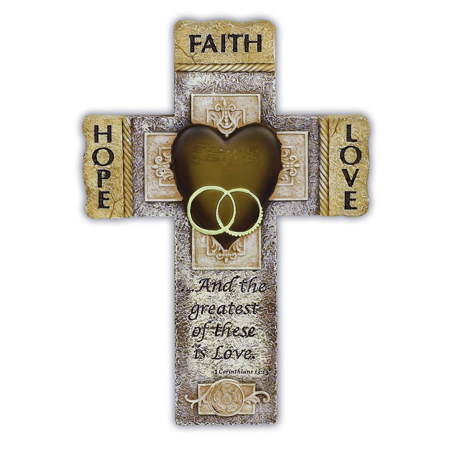 Abbey Gift 7.25" x 10.5" Marriage Cross