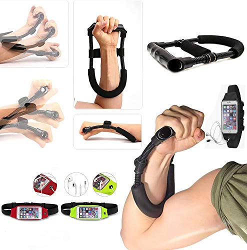 NEOPRENE or RUBBER HEX DUMBELLS Set, CAST IRON or VINYL KETTLEBELL, WEIGHTED BAG, SUMO Squat, WALKING Lunges, Weight Training, Cardio & Twin Zip GYM BELT (FOREARM Exerciser & GYM Belt)