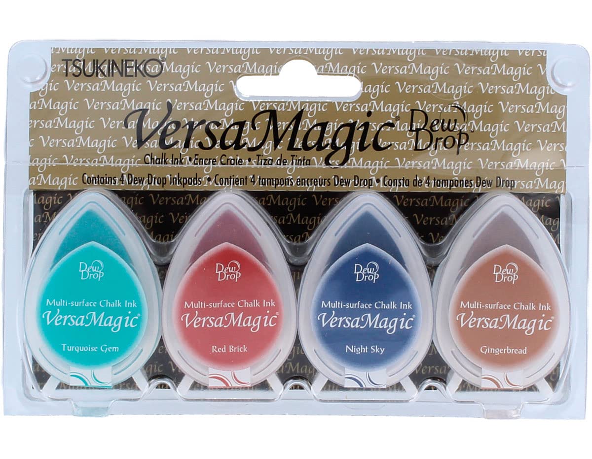 Tsukineko VersaMagic Dew Drop Inkpad of All Kinds, 4-Pack, Southwest