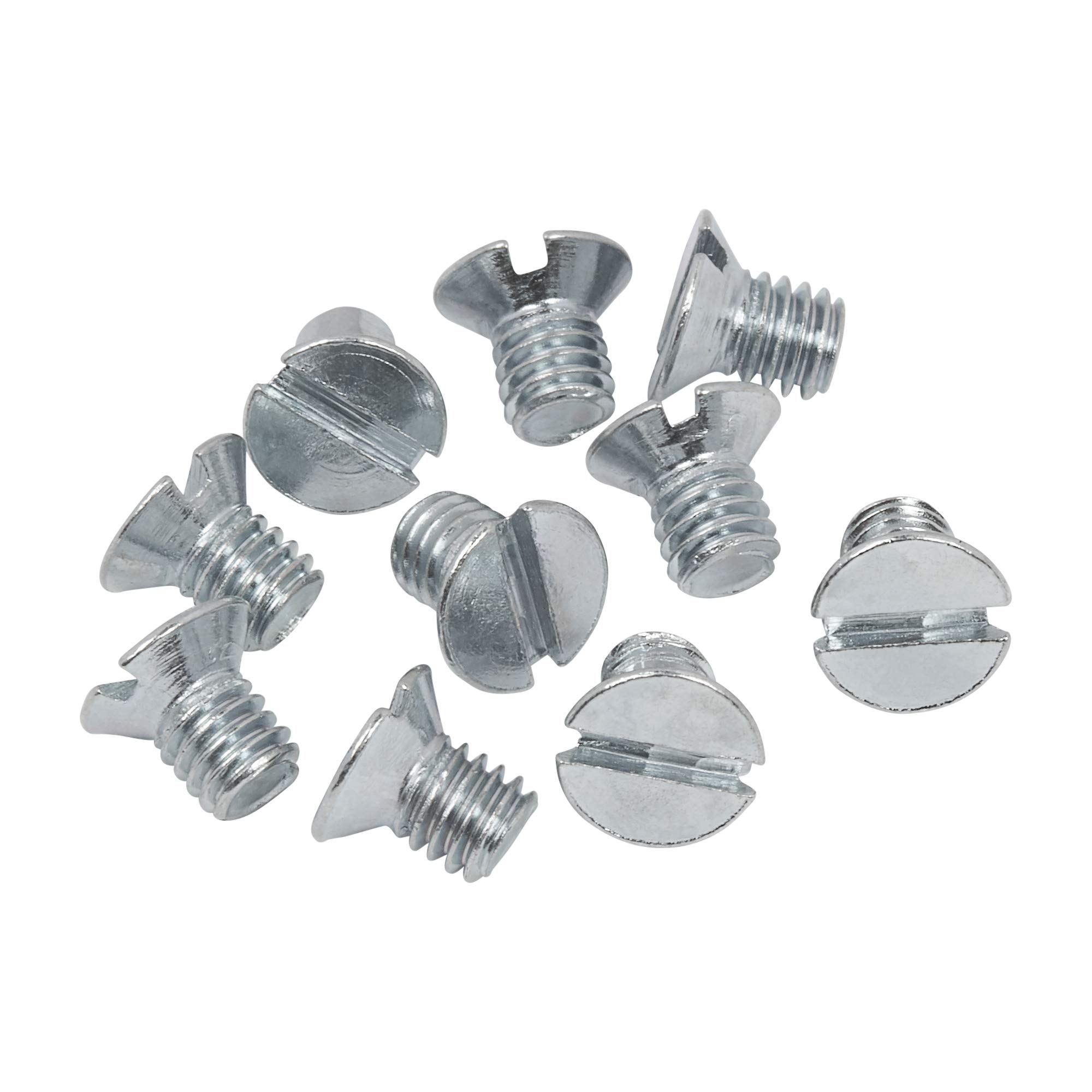 Trend Pack of 10 Silver 2BA x1/4 Guide Bush Screws for Precise Fixture and Routing Accessories, GB/01