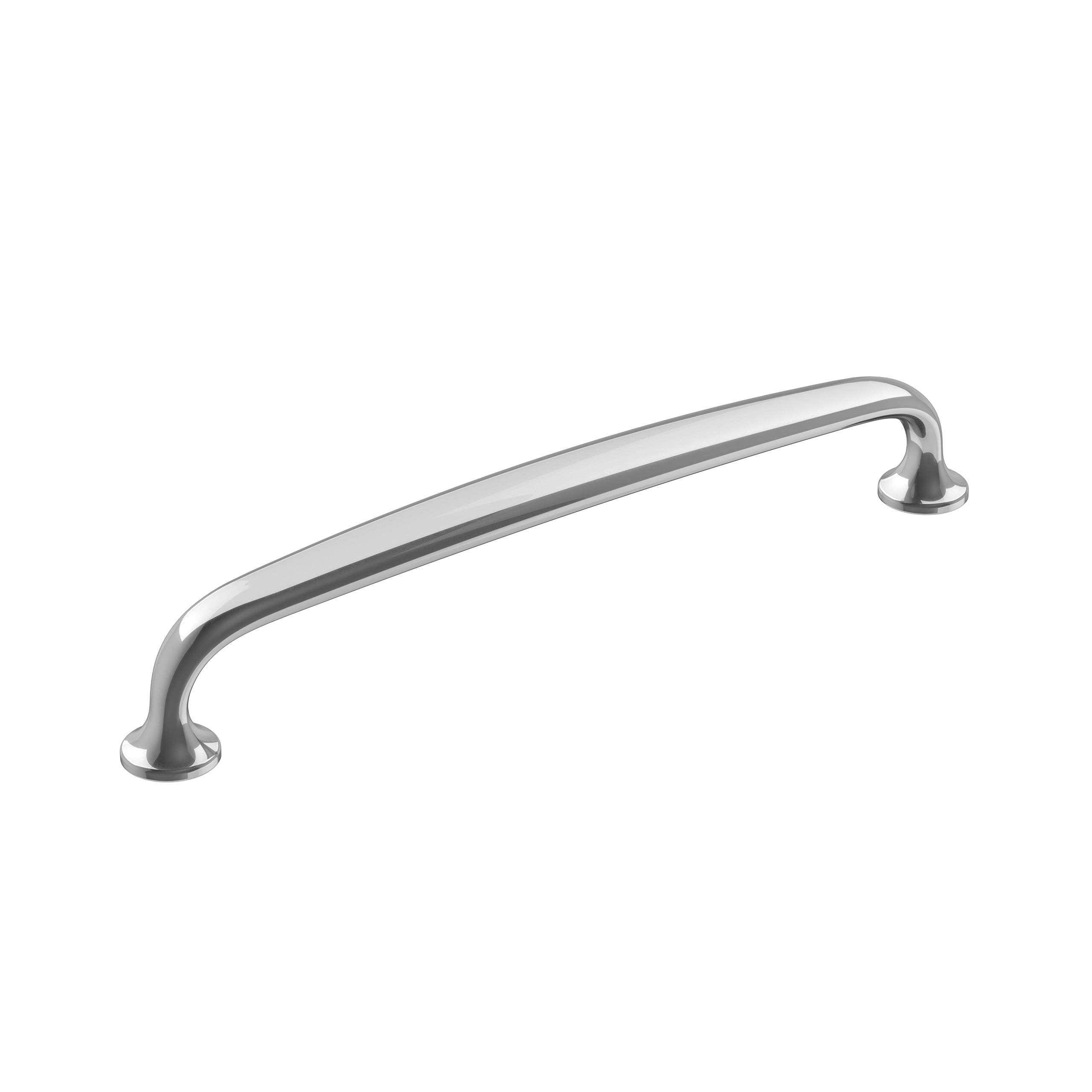 Amerock | Cabinet Pull | Polished Chrome | 6-5/16 inch (160 mm) Center-to-Center | Renown | 1 Pack | Drawer Pull | Cabinet Handle | Cabinet Hardware