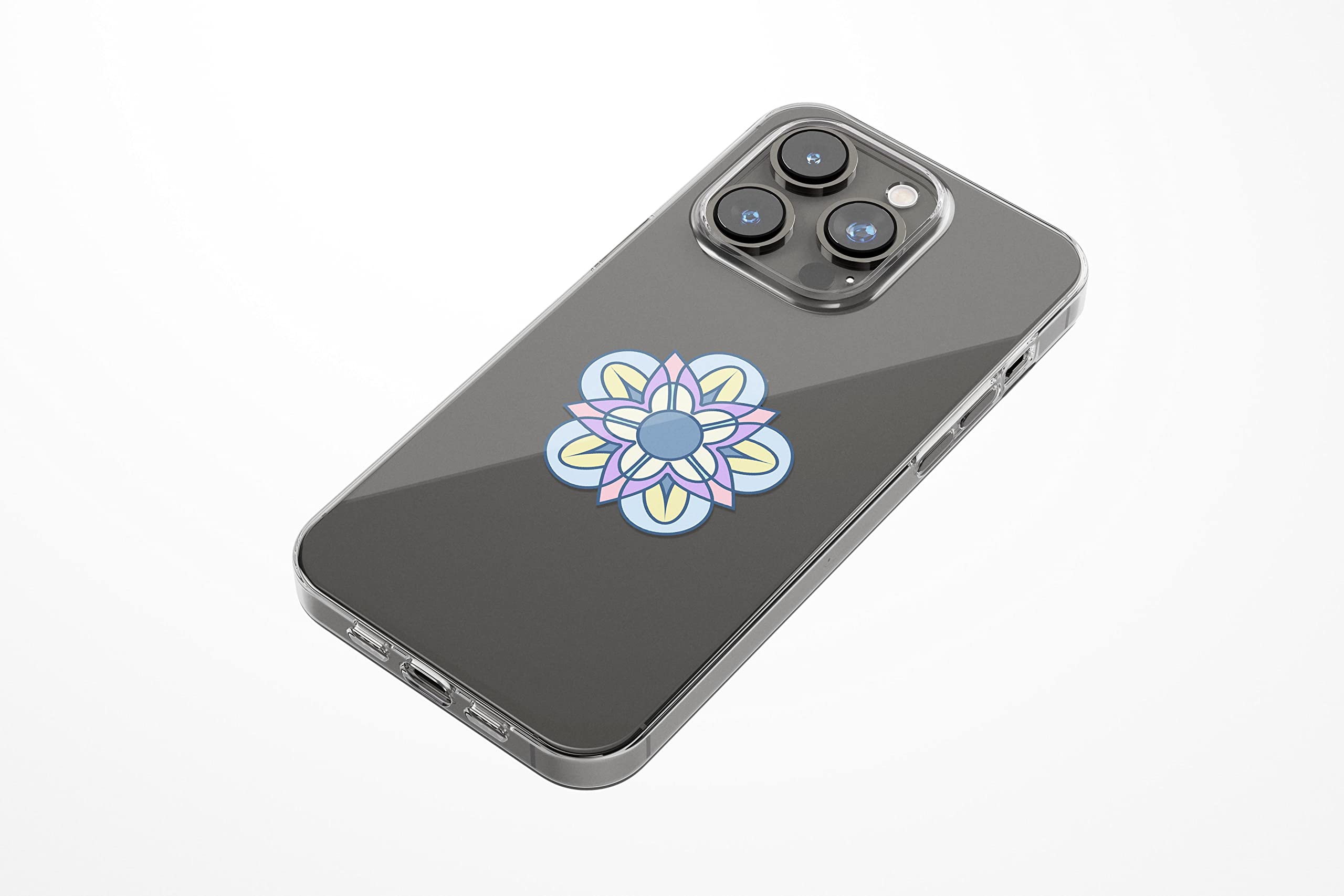 Bonateks, Digital Printed Case Compatible with iPhone 14 Pro, Mobile Phone Case, Protective Case, Shockproof, Silicone, Flexible, Transparent Mobile Phone Case