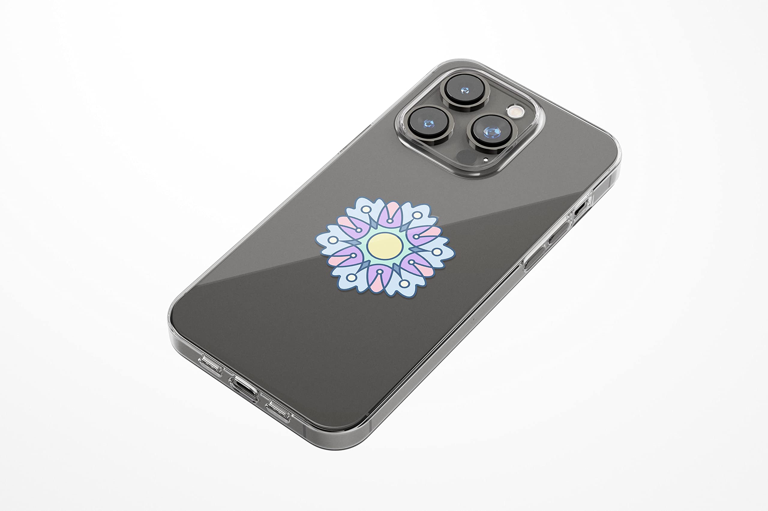 Bonateks, Digital Printed Case Compatible with iPhone 14 Pro Max, Mobile Phone Case, Protective Case, Shockproof, Silicone, Flexible, Transparent Mobile Phone Case