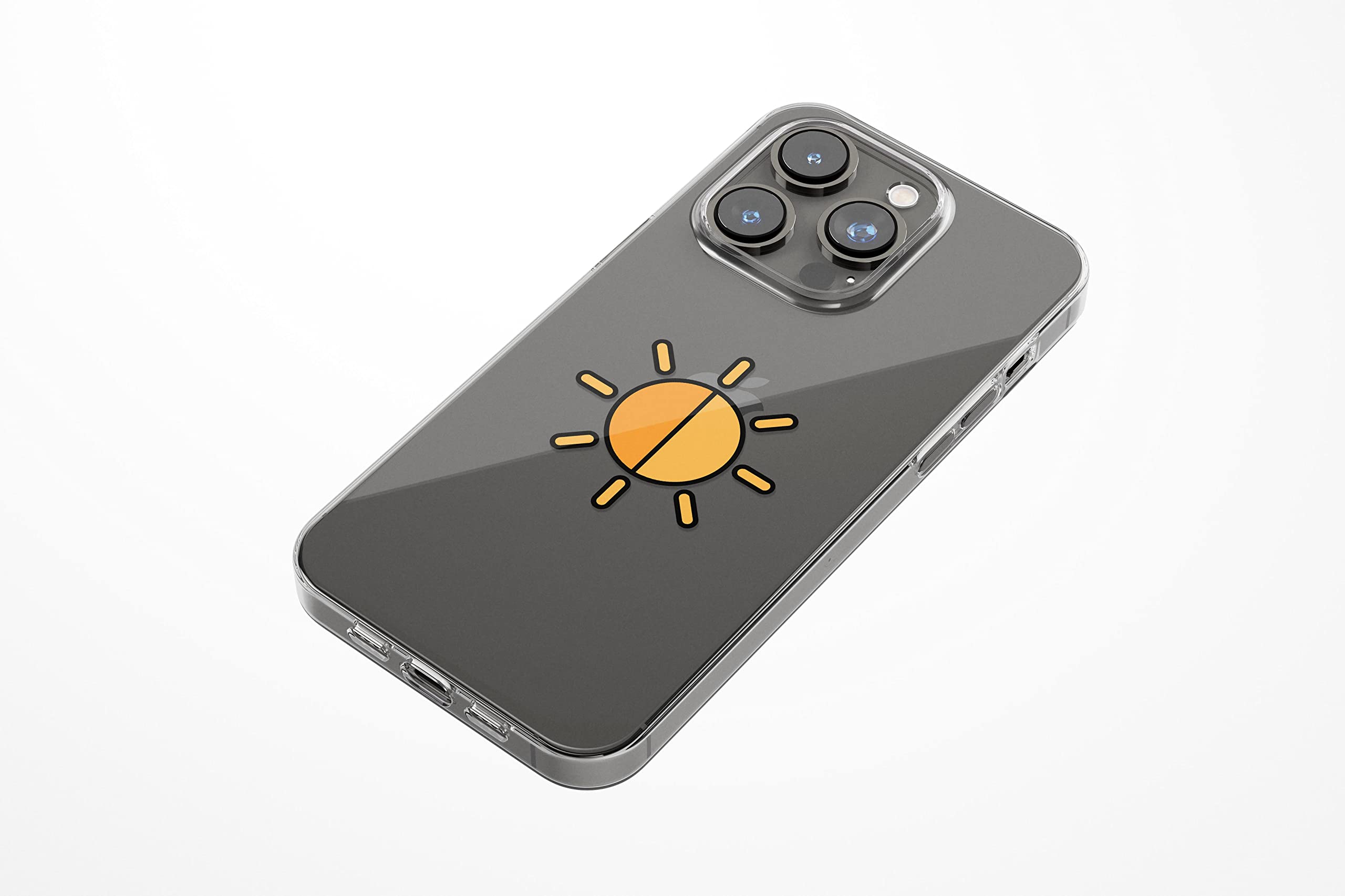 Bonateks, Digital Printed Case Compatible with iPhone 14 Pro, Mobile Phone Case, Protective Case, Shockproof, Silicone, Flexible, Transparent Mobile Phone Case