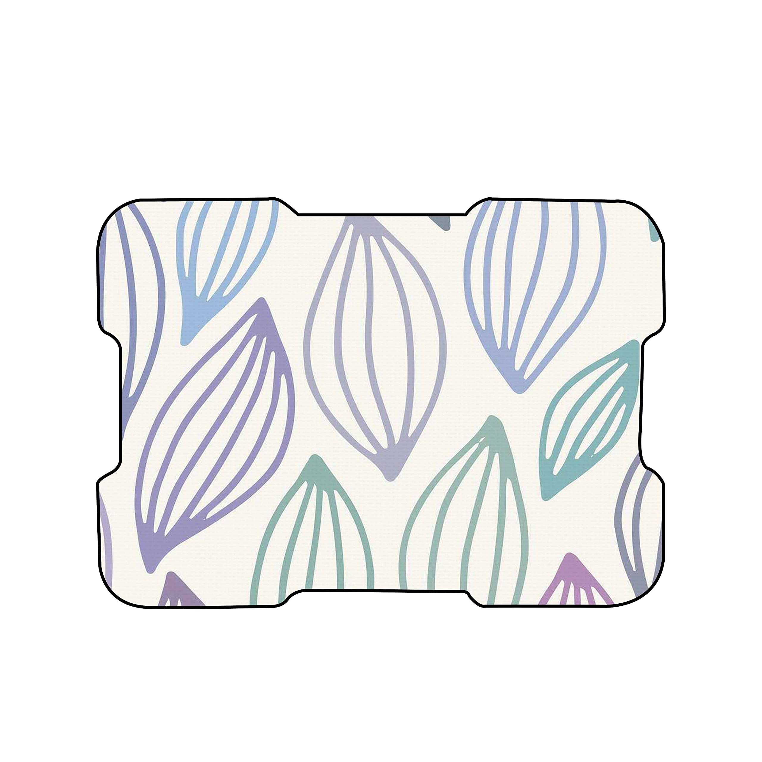 Bonamaison, Digital Printed Mouse Pad, Non-Slip Base, for Office and Home, Size: 22 x 18 cm