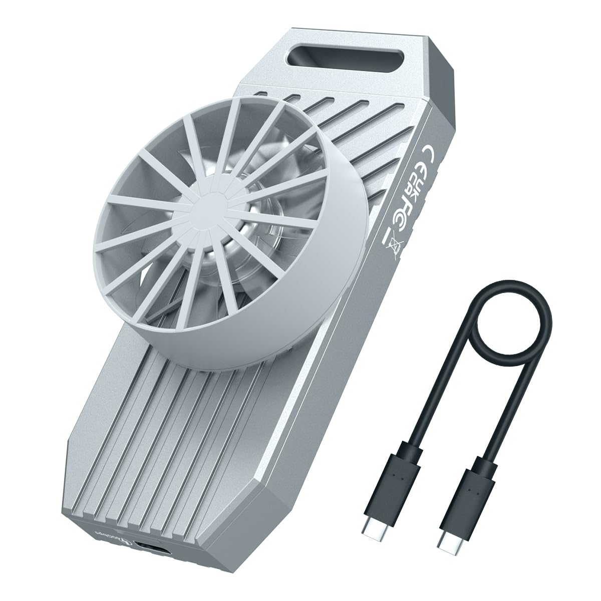 MAIWO 40Gbps NVME Enclosure with Fan, Tool-Free Type C M.2 SSD Enclosure for M1 M2 Pro/Max,Compatible with Thurderbolt4.0&USB4/3.2/3.1, 8TB Storage Expansion, 40Gbps M.2 NVME Case