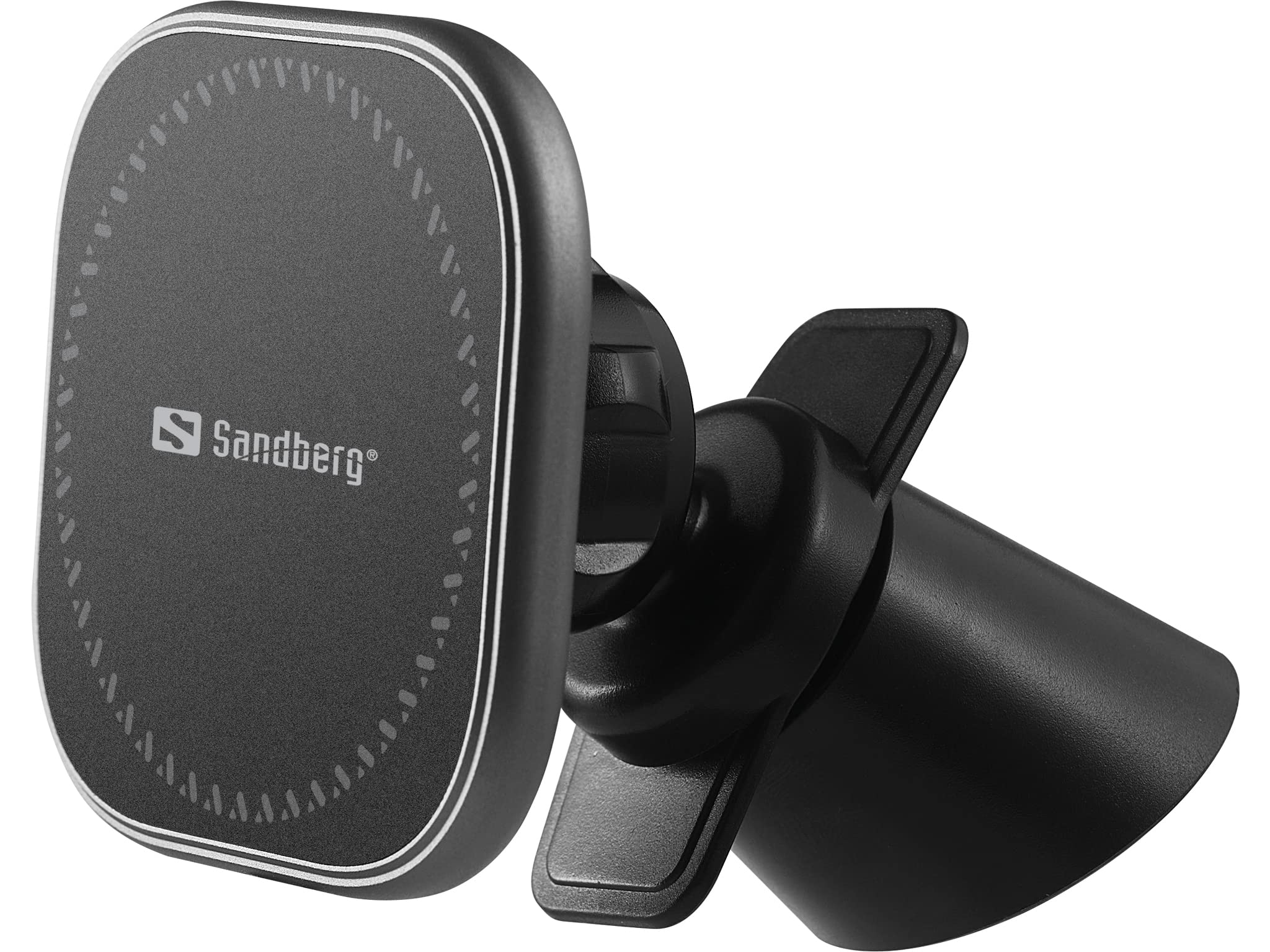 Sandberg In Car Wireless Magnetic 15 W Car Wireless, 441-47 Car Wireless Magnetic 15 W, Car, USB, Wireless Charging, 1.2 m, Black