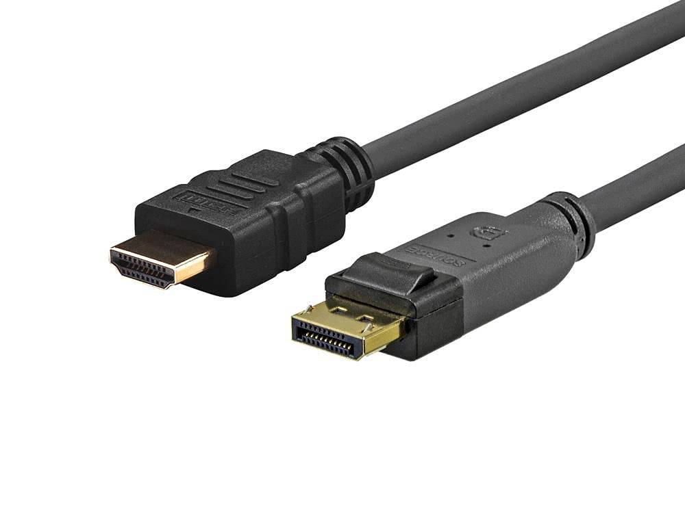 VivoLink - Pro displayport - hdmi 1.5m - displayport cables (displayport, hdmi, male, male, gold, black)