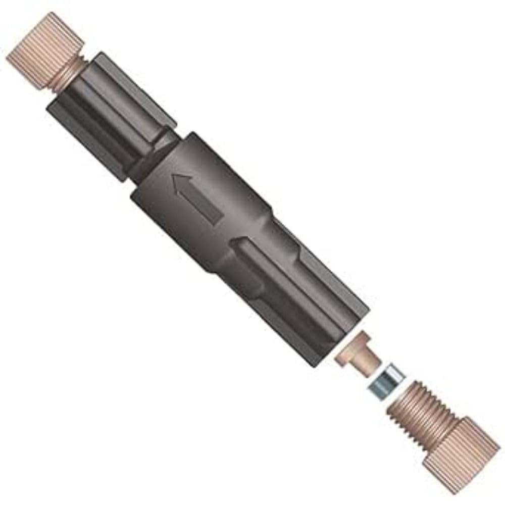 Idex Back Pressure Regulator Holder, PEEK, 1/16" OD Tubing, 1/EA