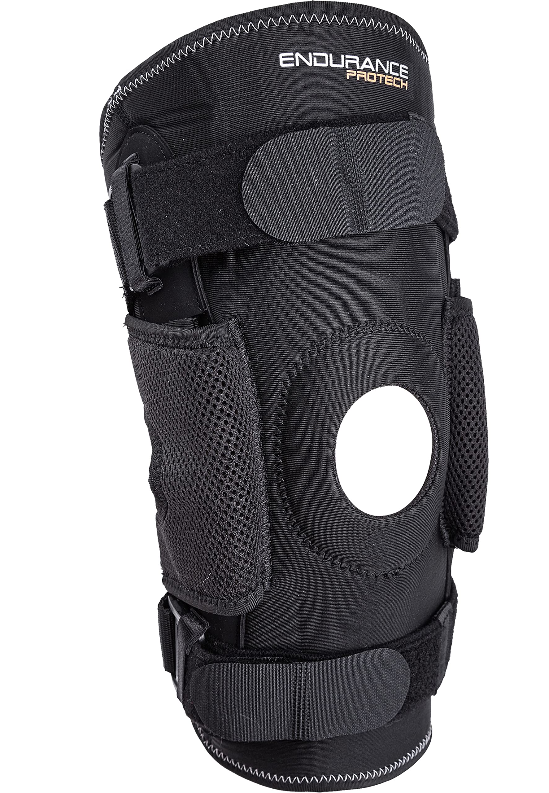 ENDURANCE Protech Knee Sleeve Support Black S