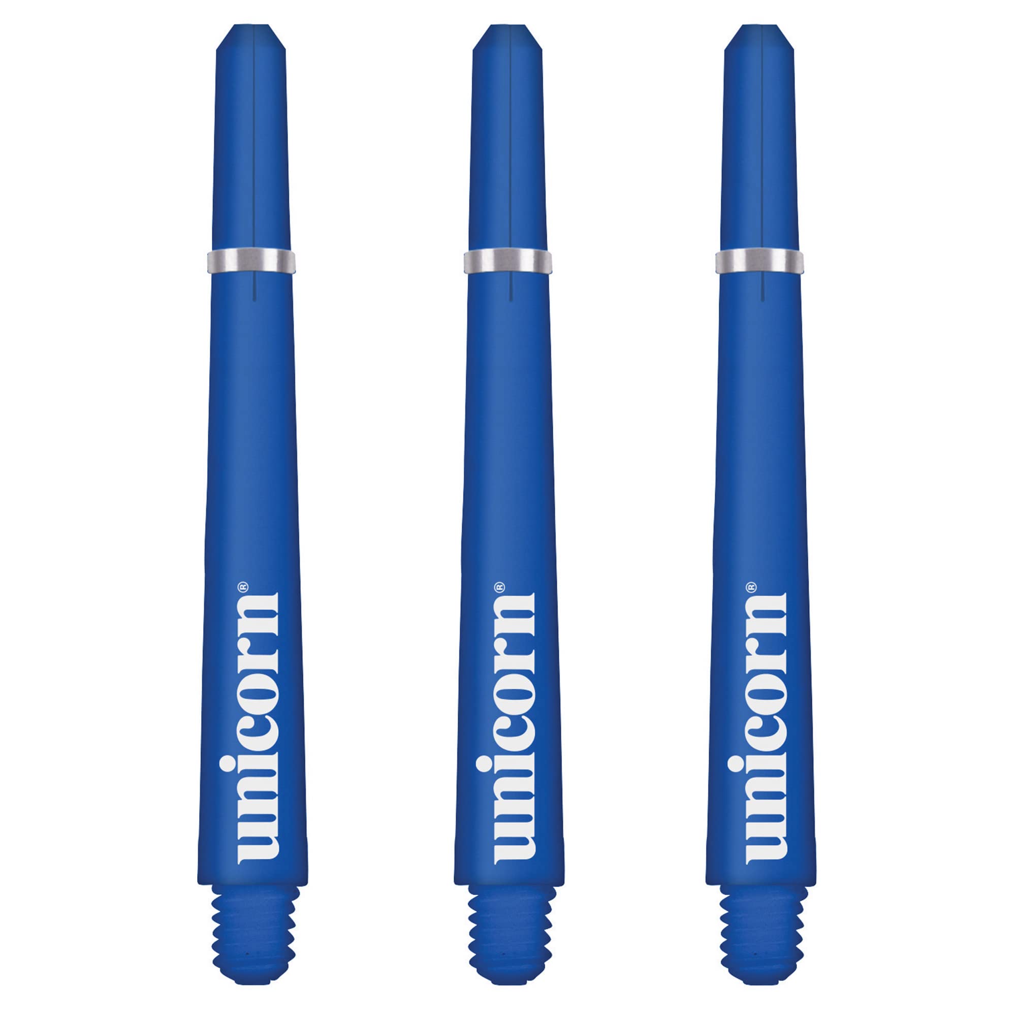 Unicorn Dart Shafts | Gripper 4 | Durable Polycarbonate | 3 Stems | Blue | Medium 41.0 mm