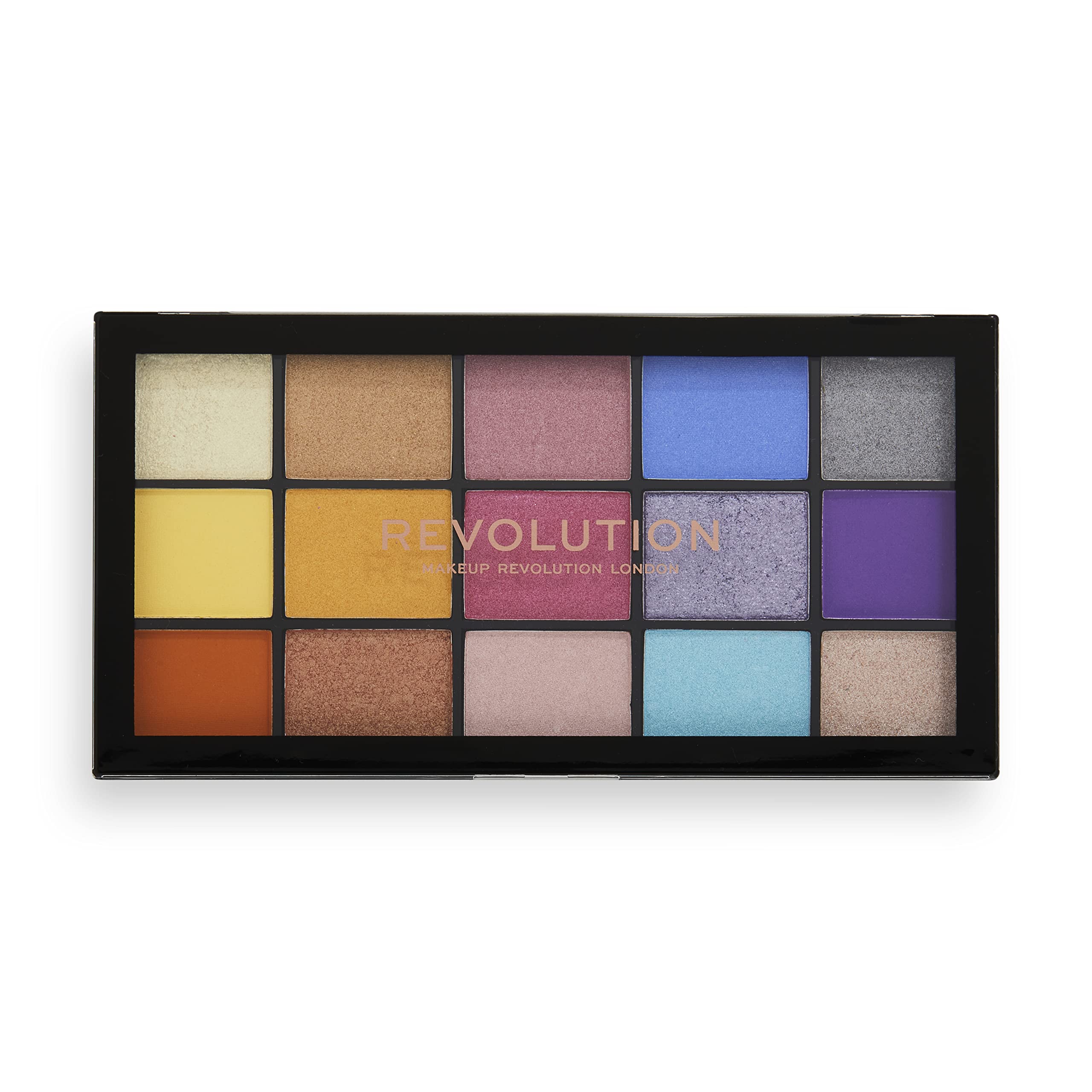 Revolution Beauty London, Reloaded, Eyeshadow Palette, Spirited Love, 15 Shades, 16.5g