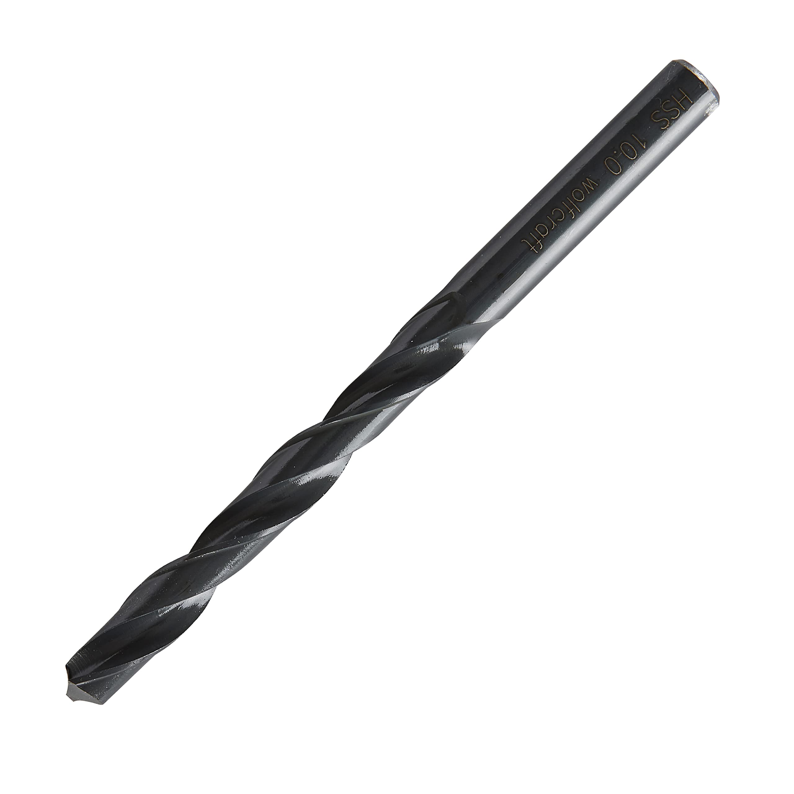 wolfcraft HSS Metal Drill Bit, rolled I 7496010 I For drilling into metal