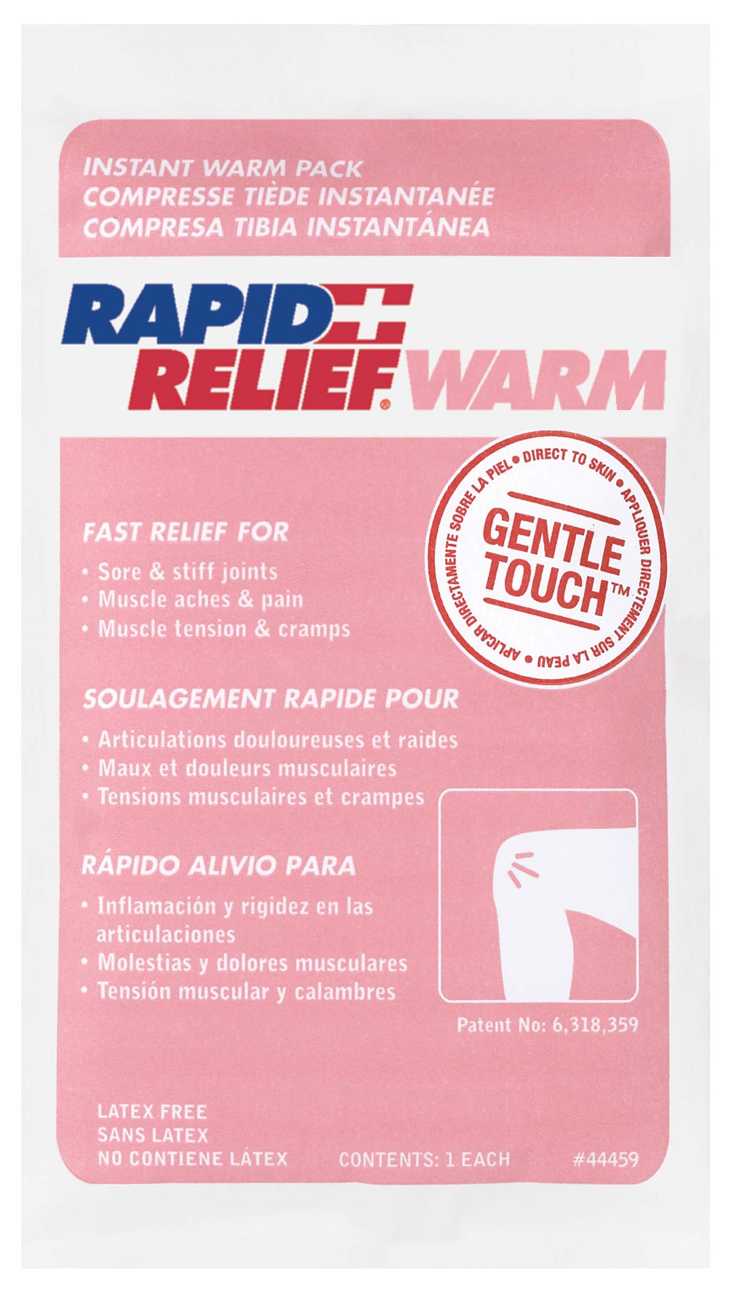 INSTANT WARM PACK C/W GENTLE TOUCH TECHNOLOGY LARGE 5"x 9"