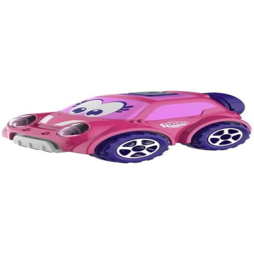 TOOKO Remote Control Car Pink, Cute RC With Follow Me Technology, Sound and Light Effects, For Younger Children Age 2-5 years, Ideal First Remote Control Buggy Car