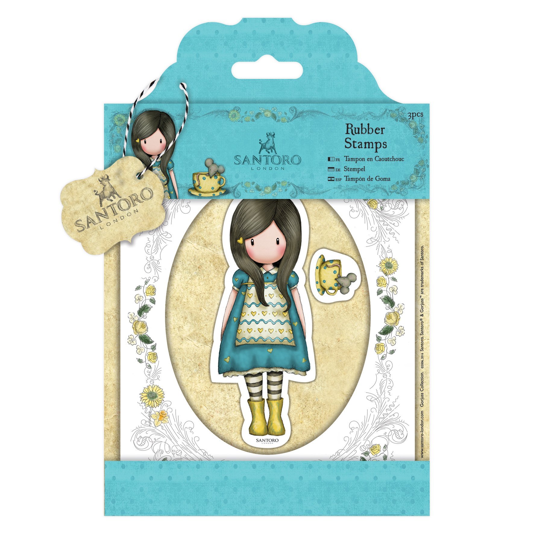Santoro gorjuss The Little Friend Rubber Stamps