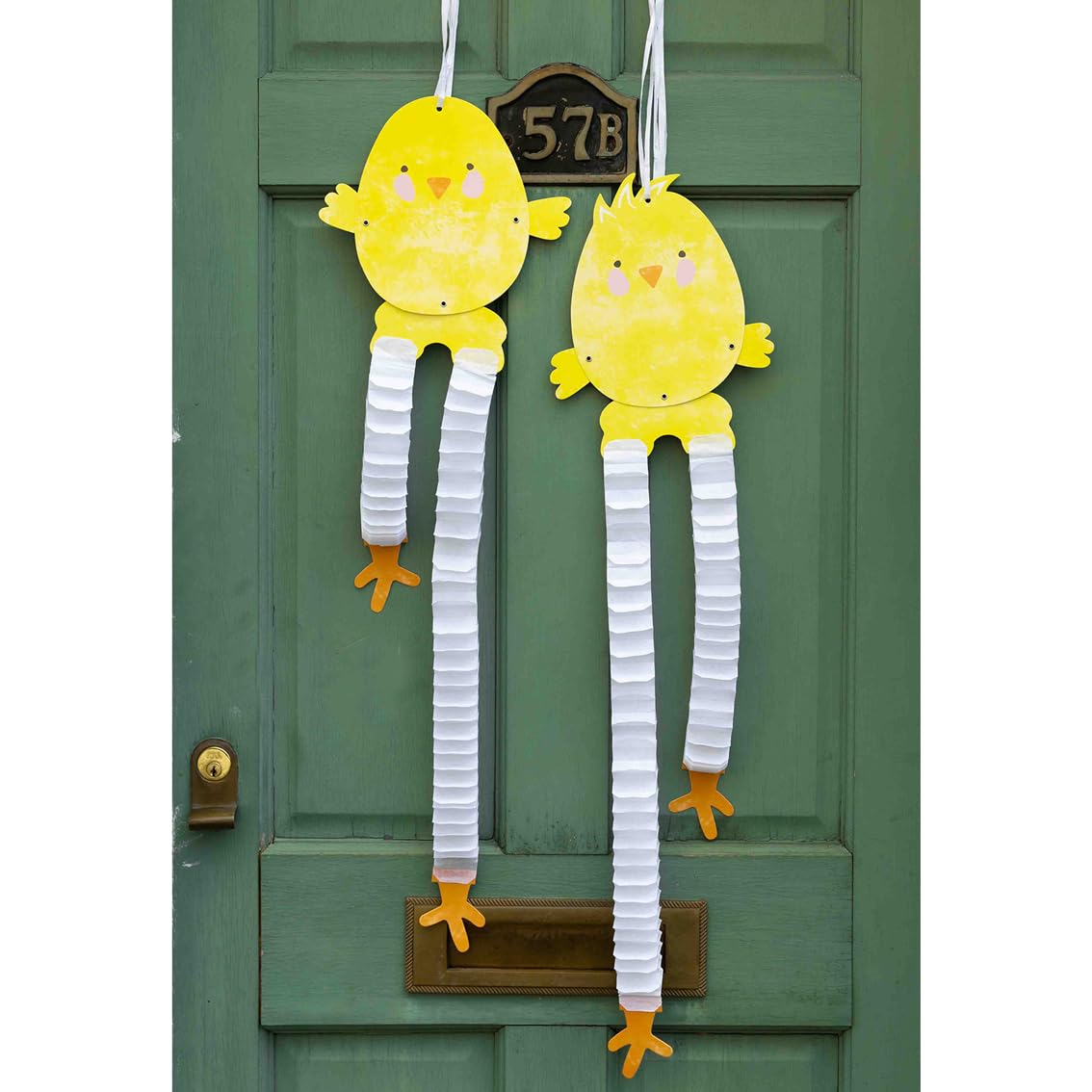 Talking Tables 2 x Chick Honeycomb Easter Decorations-Ready to Hang. Perfect for Windows,Doorways, Kids Bedroom Décor | Eco-Friendly: Reusable/Recyclable Decs | Designed in The UK