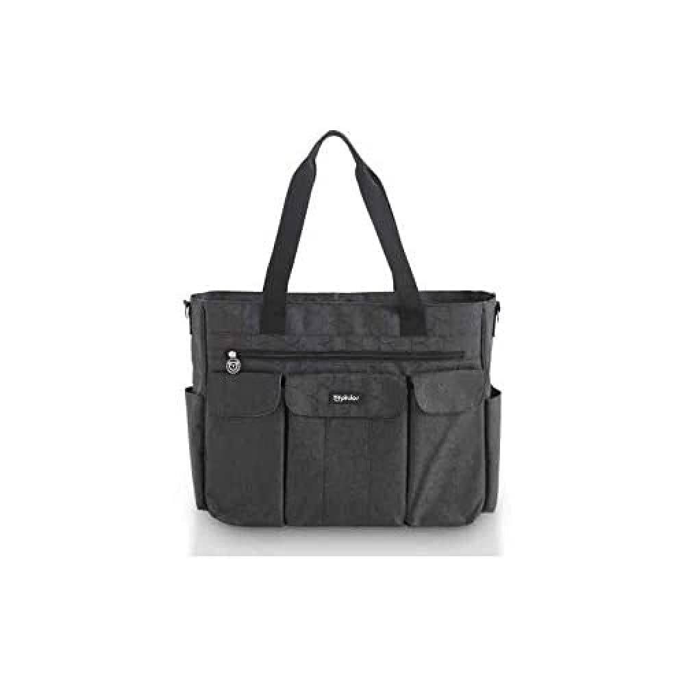 Bimbi Bag Xl+Camb.Denim 45X35X13 481 Circles 321 35 Ne - Unisex Changing Bags